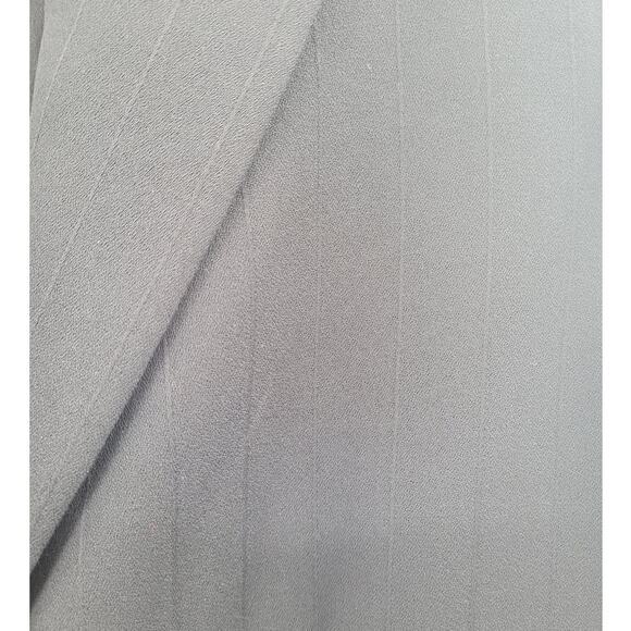 Armani Collezioni Black Pin Striped 3 Button Single Breasted Suit Jacket Blazer - Picture 9 of 14
